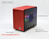 Picture of ElectroCookie Raspberry Pi 5 Case, Aluminum Mini Tower Case with Cooling Fan and Color Changing Ambient Light (Red)