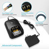 Picture of for Motorola XPR3300e Charger, WPLN4232 PMPN4137A WPLN4226A Rapid Charger for Motorola XPR3500e XPR7550e XPR7580e XPR7350e XPR6550 XPR6500 XPR6580 Charger PMNN4409 PMNN4077 (NO-IMPRES) (1)