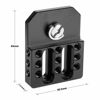 Picture of CAMVATE Versatile Top/Bottom Plate with Multiple 1/4"-20 Threads for Director's Monitor Cage Rig(2 Pieces) - 2140