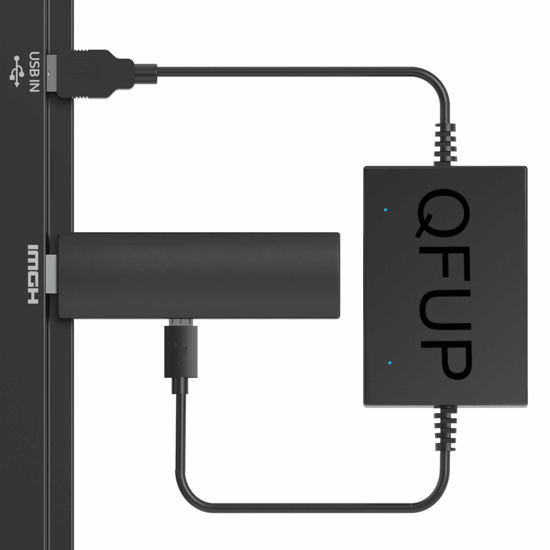 Picture of QFUP USB Power Cable for Fire TV Stick 4K Max, Powers Streaming TV Sticks Directly from The TV's USB Port, (Eliminating Messy Wiring and The Need for an AC Outlet)