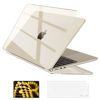 Picture of EooCoo Case Compatible with MacBook Air 15 inch 2024 2023 Release M3 A3114 M2 A2941 Liquid Retina Display, Plastic Hard Shell Case + Keyboard Cover + Screen Protector, Crystal Starlight