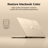 Picture of EooCoo Case Compatible with MacBook Air 15 inch 2024 2023 Release M3 A3114 M2 A2941 Liquid Retina Display, Plastic Hard Shell Case + Keyboard Cover + Screen Protector, Crystal Starlight