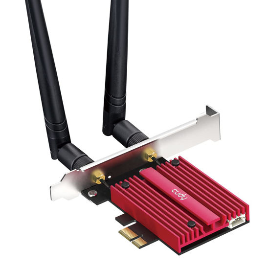 Picture of Cudy WiFi 7 BE9300 WE9300 PCIe WiFi Card for PC, 6GHz Tri-Band Wireless Adapter, Intel BE200 Chipset, Bluetooth 5.4, WPA3, Easy Installation