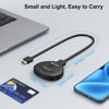 Picture of HDMI Switch, 4K HDMI Splitter 3-in-1 Out, HDMI Selector Switcher with Integrated HDMI Cable, Supports Ultra HD 4K, 1080P, 3D Video, HDMI Hub Compatible with Fire Stick
