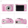 Picture of SZHSYJY Camera Case for Sony ZV-1F/ ZV-1 II/ZV-1M2 Digital Camera,ZV1F Soft Silicone Protective Bag,Anti-Scratch Slim Fit Soft Sleeve with ZV1 F Screen Protector and Strap Wrist. (Pink)
