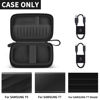 Picture of Case Compatible with Samsung T9/ T7/ T7 Shield Portable SSD 1TB 2TB 4TB External Hard Drive, Storage Travel Carrying Holder Organizer for Solid State Drives & USB Cable (Box Only)-Black