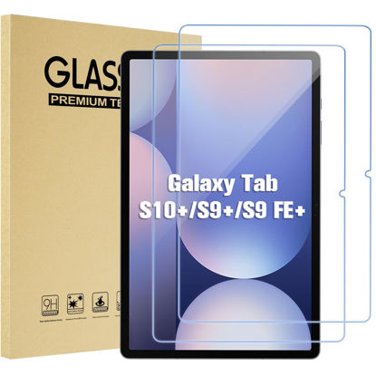 Picture of ProCase 2 Pack Screen Protectors for Galaxy Tab S10+ Plus 2024/Tab S9 FE+ Plus/Tab S9+ Plus 2023 12.4", 9H Hardness HD Clear Tempered Glass Film Guard for 12.4 inch Galaxy Tablet S10+/S9+ /S9 FE+