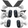 Picture of SOVMIKU 4CG6 Best 2K Solar Security Camera Wireless Outdoor, Battery Powered Camera, Easy to Setup, Motion Detection, Two Way Audio, Audible Flashlight Alarm,2.4GHz Wi-Fi, Color Night Vision, SD Slot