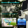 Picture of SOVMIKU 4CG6 Best 2K Solar Security Camera Wireless Outdoor, Battery Powered Camera, Easy to Setup, Motion Detection, Two Way Audio, Audible Flashlight Alarm,2.4GHz Wi-Fi, Color Night Vision, SD Slot