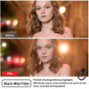 Picture of Kase 58mm Clip-on Black Mist 1/4 Filter Magnetic Black Diffusion 1/4 Filter for iPhone 15 14 13 12 11 Android Smartphone