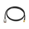 Picture of Eightwood RP-SMA Male with Female Pin to N Type Male Plug RG58 Coax Cable 3 feet