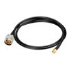 Picture of Eightwood RP-SMA Male with Female Pin to N Type Male Plug RG58 Coax Cable 3 feet