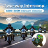 Picture of JZAQ Motorcycle Helmet Bluetooth Headset Helmet Bluetooth Intercom 2 Riders Noise Cancellation Speakers Communication Systems Motorcycle Riding/ski/Cycling/Sports（2PC）