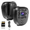 Picture of KSADBOSSBO Body Camera with 1080P Recording Spy Hidden Wireless Cam Built-in 32GB Card 1080P Police Recorder Security Cam with Night Vision Dash Cam for Home/Outdoor/Law Enforcement/Cop Guard (32G)