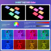 Picture of JJC 2600mAh Magnetic RGB On-Camera LED Video Light for Sony ZV-E10 II ZVE10 ZV-1 II ZV-1F ZV1 ZV1F A6600 A6000, Canon EOS R100 R50 M50 & More Cameras, 2500K-8500K, 360° Full RGB Color, Rechargeable