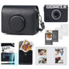 Picture of CAIYOULE Camera Case for Fujifilm Instax Mini EVO, Fuji Mini EVO Case Bag with Mini Photo Pouch, Album, Frames, Screen Protector Accessories Kit - Vintage Black