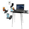 Picture of Tabletote Plus Laptop Stand Desk Table Adjustable Height 12 to 29 inches Foldable Portable Mobile Lighweight Cup Phone Holder Ergonomic Fits 15 inch Laptops for Home Office Travel