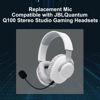 Picture of SPTSSWET Replacement Microphone Compatible with JBL Quantum Q100 Stereo Studio Gaming Headsets for PS5 PS4 PC Xbox MAC Professional Clear Crystal Sound Noise Isolation Mic,2.5mm Black