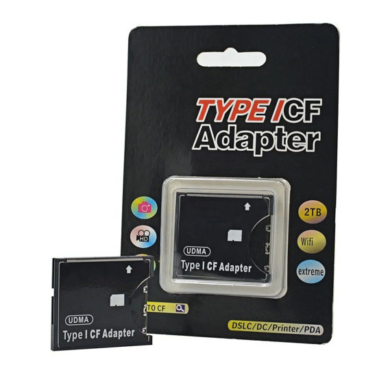 Picture of Sonilco High Speed Secure Digital to CF Standard Compact Flash Type I Card Adapter Compatible with Digital Cameras