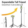 Picture of Tripod with 360 Degree Rotatable Phone Holder for Photography, Video Shooting, Live Streaming, Vlog, YouTube Video, FaceTime, Skype, TikTok, Selfie