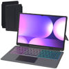 Picture of for Samsung Galaxy Tab S9 Ultra/S8 Ultra/S10 Ultra 14.6" Keyboard Case: 7 Colors Backlit Keyboard with Trackpad | Smart Touchpad Magnetic Detachable Keyboard Cover for 14.6 inch Tab S10 Ultra/S9 Ultra