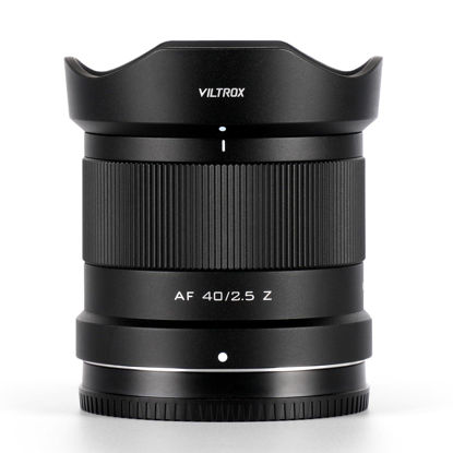 Picture of VILTROX 40mm F2.5 Z Mount Lens, AF 40mm f/2.5 Full Frame Large Aperture Lens for Nikon Z Mount Z5 Z6 Z6II Z7 Z7II Z8 Z9 Z30 Z50 Zfc Zf