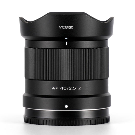 Picture of VILTROX 40mm F2.5 Z Mount Lens, AF 40mm f/2.5 Full Frame Large Aperture Lens for Nikon Z Mount Z5 Z6 Z6II Z7 Z7II Z8 Z9 Z30 Z50 Zfc Zf