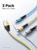 Picture of USB C Cable 10FT 3Pack Fast Charging Nylon Braided Long Type C Charger Cable for Samsung Galaxy S24 S23 S22 S21 S10 S9 S8 A02s A03s A11 A12 A13 A14 A21 A22 A32 A42 A53, Tablet, LG, Moto, TCL