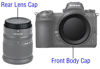 Picture of Nikon Z50 Z30 Z9 Z8 Z6 Z7 Z5 Z fc Front Body Cap & Rear Lens Cap Cover Fit for Nikon Z Mount for Zfc Z9 Z8 Z7 II Z7II Z6 II Z6II Z 5 Z 6 Z 7 Z 50 Z 9 Camera(for Accessories),[2 Sets]