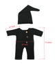 Picture of CUTEBBPHOTO Newborn Baby Photography Bodysuits Outfits Boy Girl Infant Photo Crochet Romper Outfit (Black)