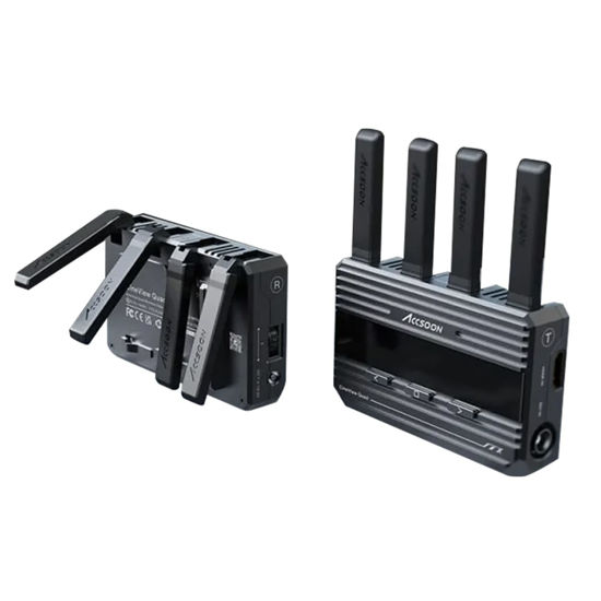 Picture of ACCSOON CineView Quad Wireless Video Transmission System 2.4+5Ghz Dual Channel Wireless HDMI&SDI Transmitter and Receiver 1080p 60fps 500ft Range Near-Zero Latency up to 4 Devices Monitoring