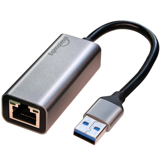 Picture of USB ethernet Adapter,USB A to ethernet Adapter，Gigabit ethernet to USB,USB 3.0 Gigabit to ethernet Adapter Compatibility 100/1000MBPS,Compatible with Windows, Mac OS, Linux, PC, Laptops, and More