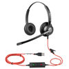 Picture of Callez USB Headset with ENC Dual Mic Noise Cancelling for PC Laptop Mac, Computer Headset with MS Teams Call Button Wired Stereo Headphones for Teams Zoom Home Office Work Call Center
