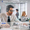 Picture of Callez USB Headset with ENC Dual Mic Noise Cancelling for PC Laptop Mac, Computer Headset with MS Teams Call Button Wired Stereo Headphones for Teams Zoom Home Office Work Call Center
