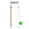 Picture of NIUTRENDZ Sunflower Case for Apple Pencil 1st Generation Case Cover Silicone Protective Sleeve Accessories with Apple Pencil Tips Cover & Cable Adapter Tether (Purple)