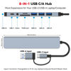 Picture of USB C Hub USB Splitter 8-in-1 USB Extender with 4 USB Port 1 USBC Jack TF/SD Card Reader 3.5mm Audio Output for MacBook Pro/iPad Pro/iPhone 15/Laptop/Galaxy Phones/More (1 to 8)