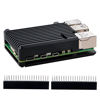 Picture of GeeekPi Aluminum Heatsink Case for Raspberry Pi 5, Aluminum Alloy Armor Case, Passive Cooling Case for Raspberry Pi 5 4GB/8GB (Raspberry Pi NOT Included)
