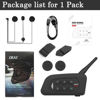 Picture of GaiRen V4 Plus Motorcycle Bluetooth Helmet Intercom Headset, 4 Rides Group Communication System for Motorcycling Soccer Referees Skiing ATV/Off Road (4 Pack)