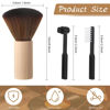 Picture of Ziliny 3 Pcs Vinyl Record Cleaning Brush Wooden Anti Static Dust Record Cleaner Brush Vinyl Brush Record Gap Cleaning Brush for Record Player Album Accessories(Light Wood Color)