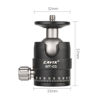 Picture of Mini Ball Head, CAVIX MT-03 Camera Panoramic Tripod Head Metal Ball Head with Arca Swiss Quick Release Plate Bubble Level Load Capacity 11 lbs/5 kg…