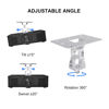 Picture of XINLEI Mini Projector Ceiling Mount Stand Adjustable Wall Mount Hanger Bracket for Mini Projector with 2 Free Adapters, White PR14MINIW