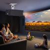 Picture of XINLEI Mini Projector Ceiling Mount Stand Adjustable Wall Mount Hanger Bracket for Mini Projector with 2 Free Adapters, White PR14MINIW