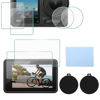 Picture of PEUTIER 6pcs Screen Protector for Dji Osmo Action 4, with 2 Lens Cap 9H Hardness Tempered Glass High Transparency Screen Cover Lens Protector Protective Accessories, Prevent Scratches Dust