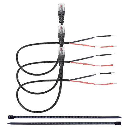 Picture of Hodeoo RJ11 Power Cord Compatible with Uniden Radar Mirror Wire Detectors,Model (3005201U) Fits R1 R3 R4 R7 R8 (3 Pack)