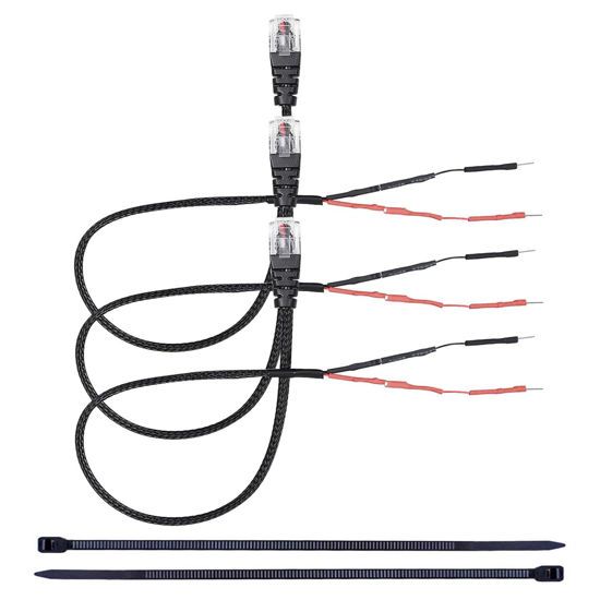 Picture of Hodeoo RJ11 Power Cord Compatible with Uniden Radar Mirror Wire Detectors,Model (3005201U) Fits R1 R3 R4 R7 R8 (3 Pack)