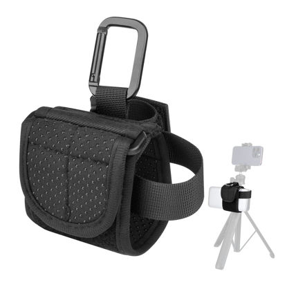Picture of CaSZLUTION Universal Power Bank Holder, Equipment Mounting Strap for Tripod Camera Portable Charger, Adjustable Carrier Strap Holder for Power Bank, Hard Drive, Computer Power and ect.