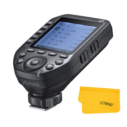 Picture of Godox XProII-F XProIIF TTL Wireless Flash Trigger for Fuji Cameras, 2.4G Wireless Flash Transmitter HSS 1/8000S, Bluetooth Connection, TCM Transform Function, New Hotshoe Locking, Large LCD Display