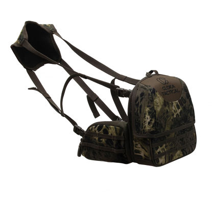 Picture of Cloka Bino Harness with Rangefinder Pouch, Binocular Harness Chest Pack, Waterproof Lightweight Binocular and Rangefinder Case for Hunting, Bird Watching