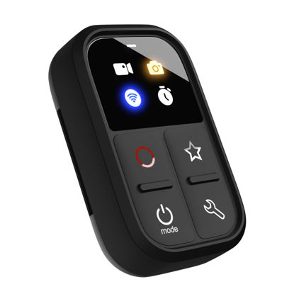 Picture of Andoer Wireless Smart Remote Control for GoPro Hero 13/12/11/10/9/8/Max LED Colorful Screen Built-in Battery 50M Control Distance with Wrist Strap USB Charging Cable