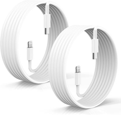 Picture of 2Pack for Apple iPhone14 Fast Charger Cable 10ft [Apple MFi Certified], USB Type C to Lightning Cable 10 Foot Apple iPhone Charging Cord for Apple iPhone14/iPhone13 /iphone12 Pro/Pro Max/XR XS Plus